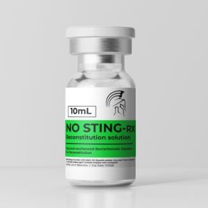 NO STING-Rx: (Glycerol-enhanced Bacteriostatic Solution): 10mL
